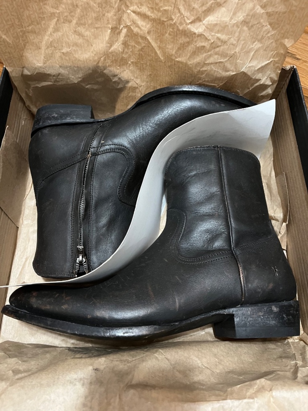 NWT Frye Austin western boots men - Picture 7 of 15
